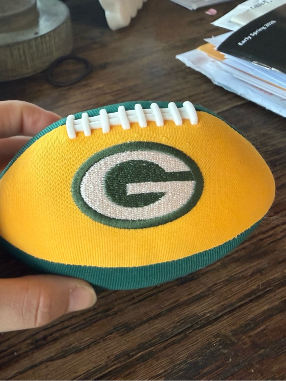 Green Bay Packers Yellow & Green Mini Football